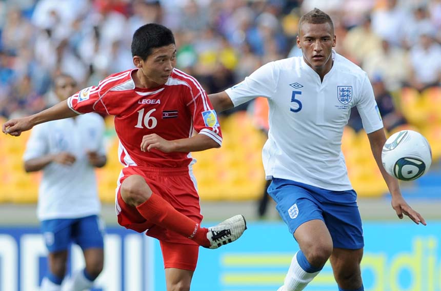 Reece Brown in action against Korea DPR.